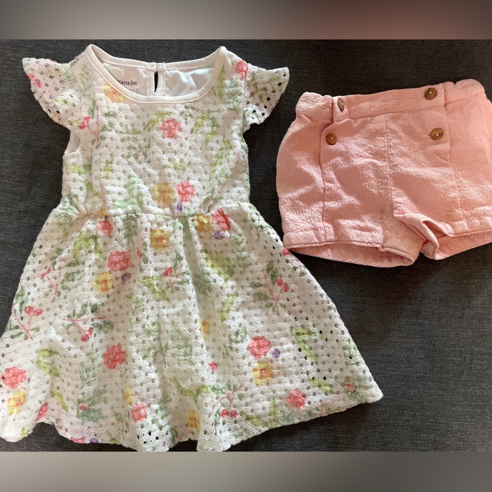 Flower dress and short